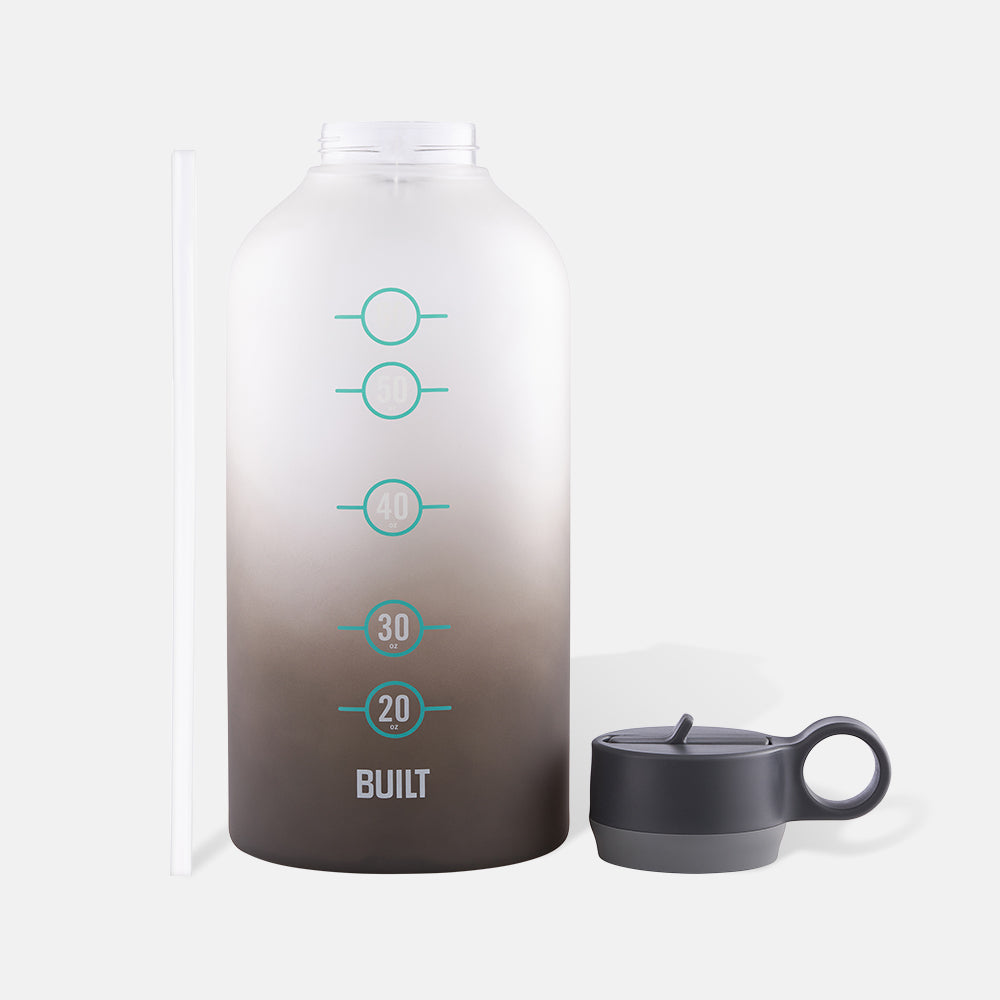 74oz Motivational Bottle with Straw Lid