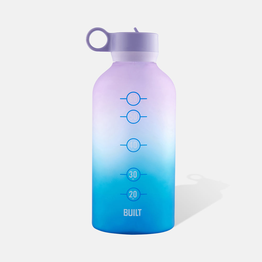 74oz Motivational Bottle with Straw Lid
