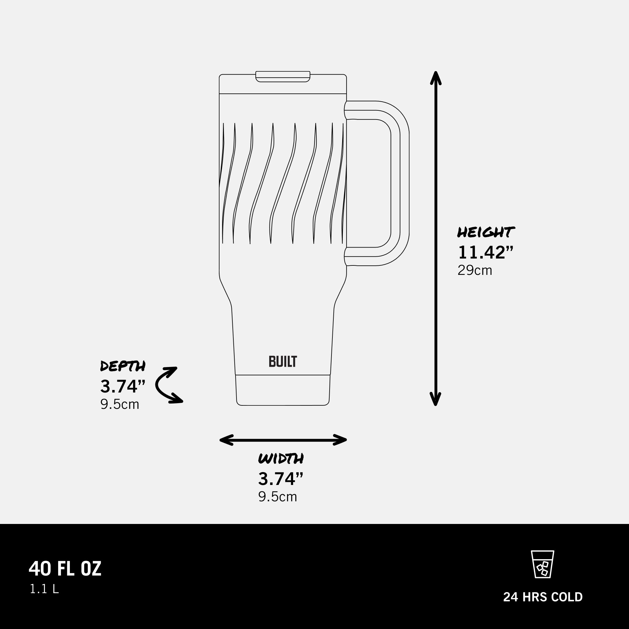 40oz Wave Tumbler