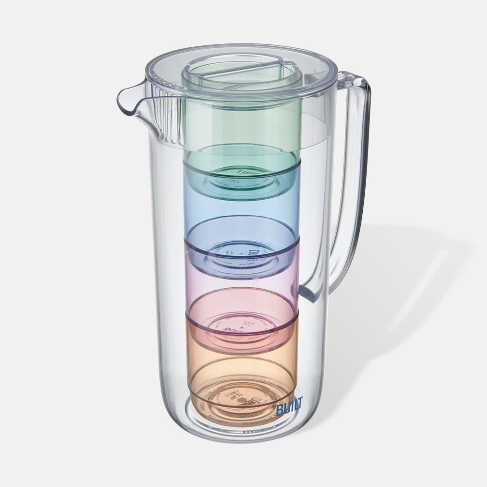 Lagoon Pitcher with Stackable Tumbler