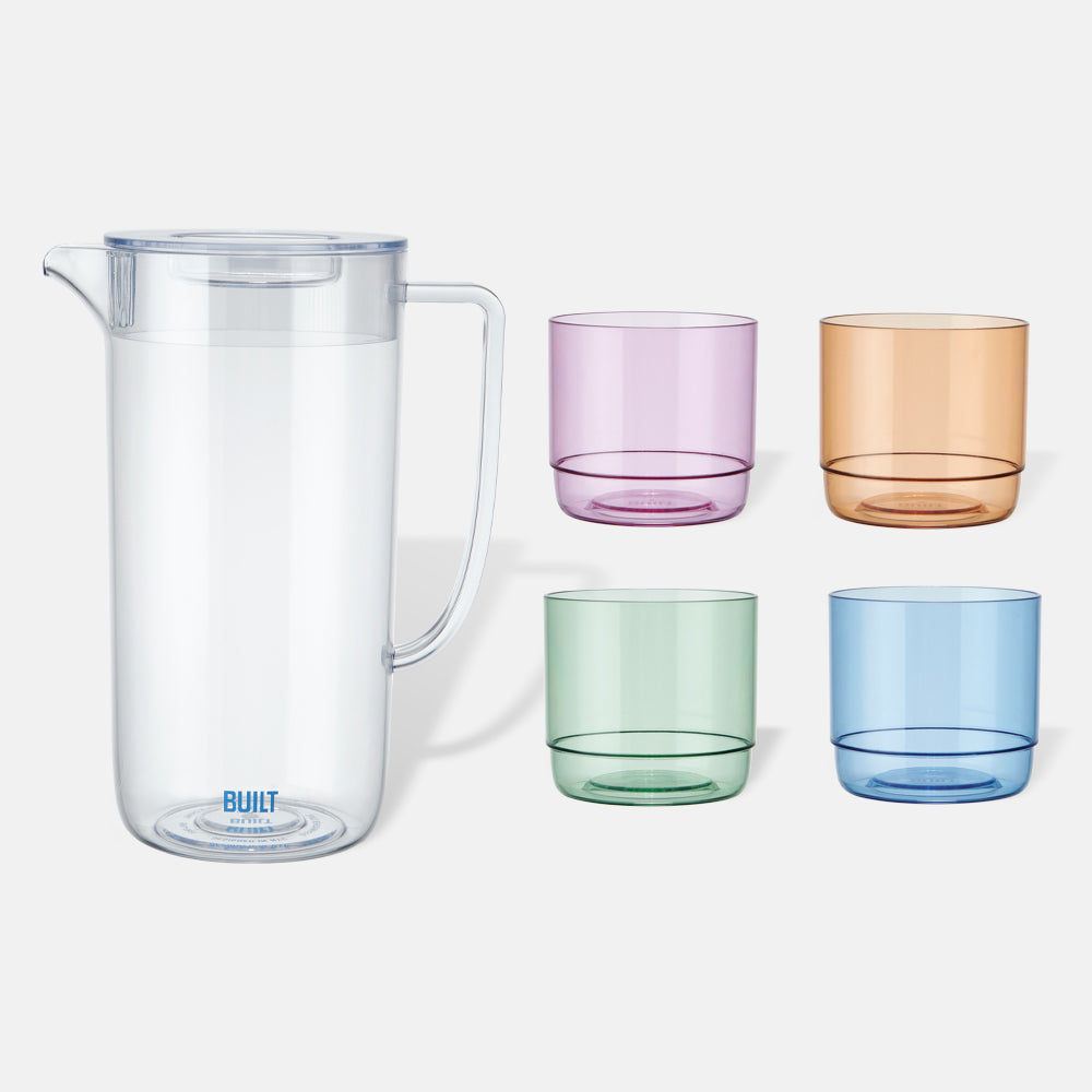 Lagoon Pitcher with Stackable Tumbler