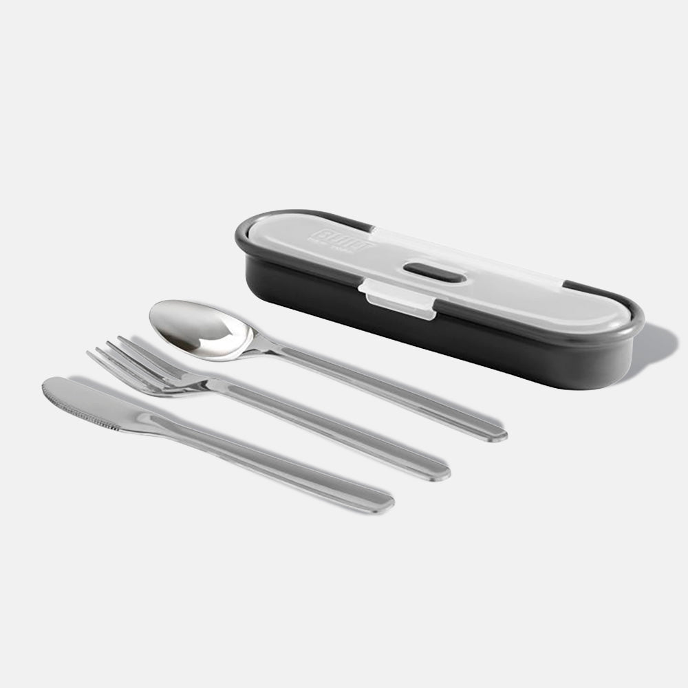 Built NY Gourmet Stainless Steel 3 Piece Utensil Set with Case