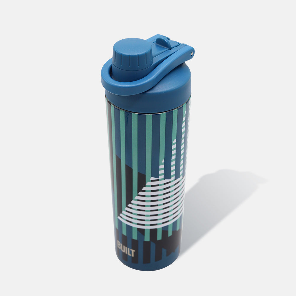24oz Dualid Water Bottle Off The Grid Blue