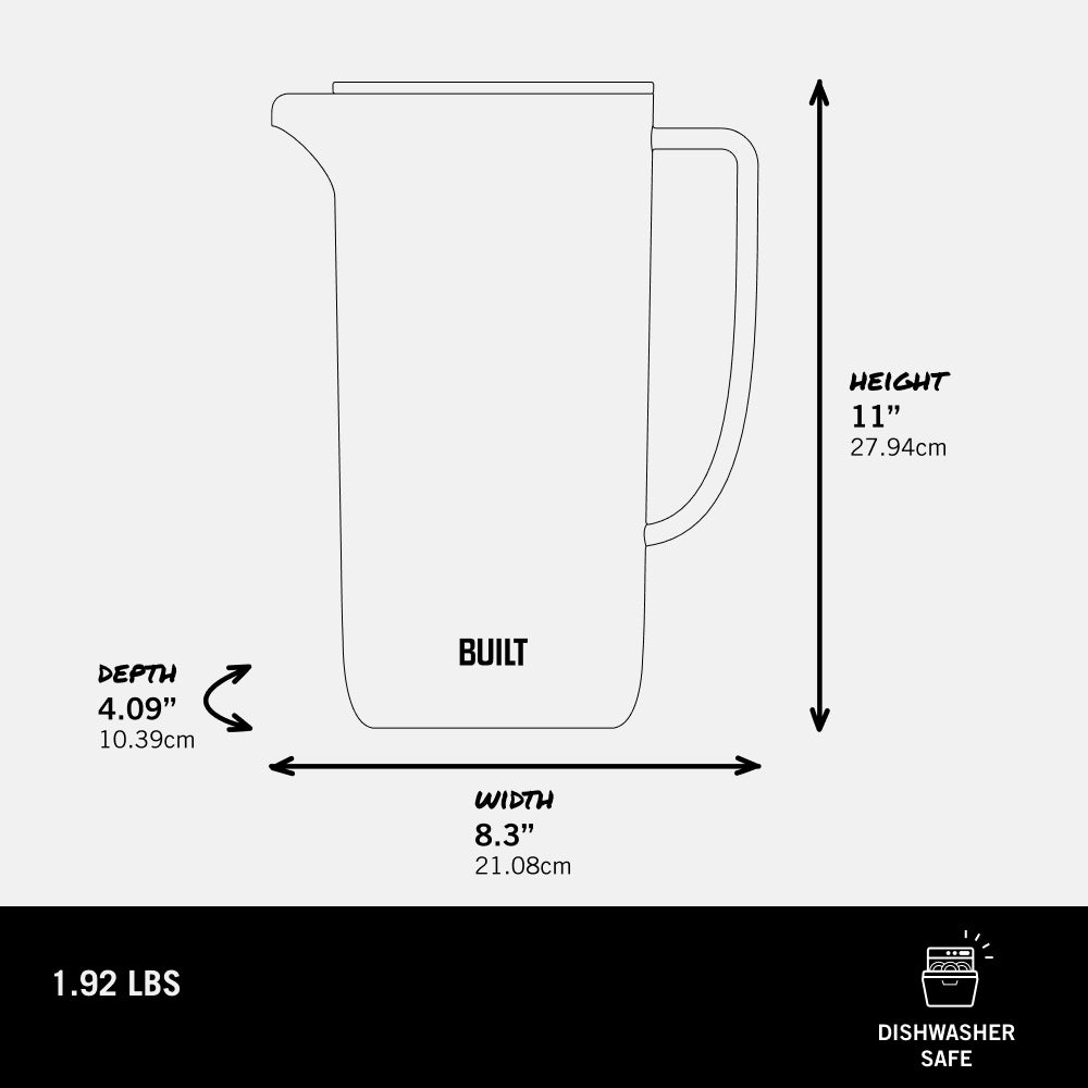 Lagoon Pitcher with Stackable Tumbler
