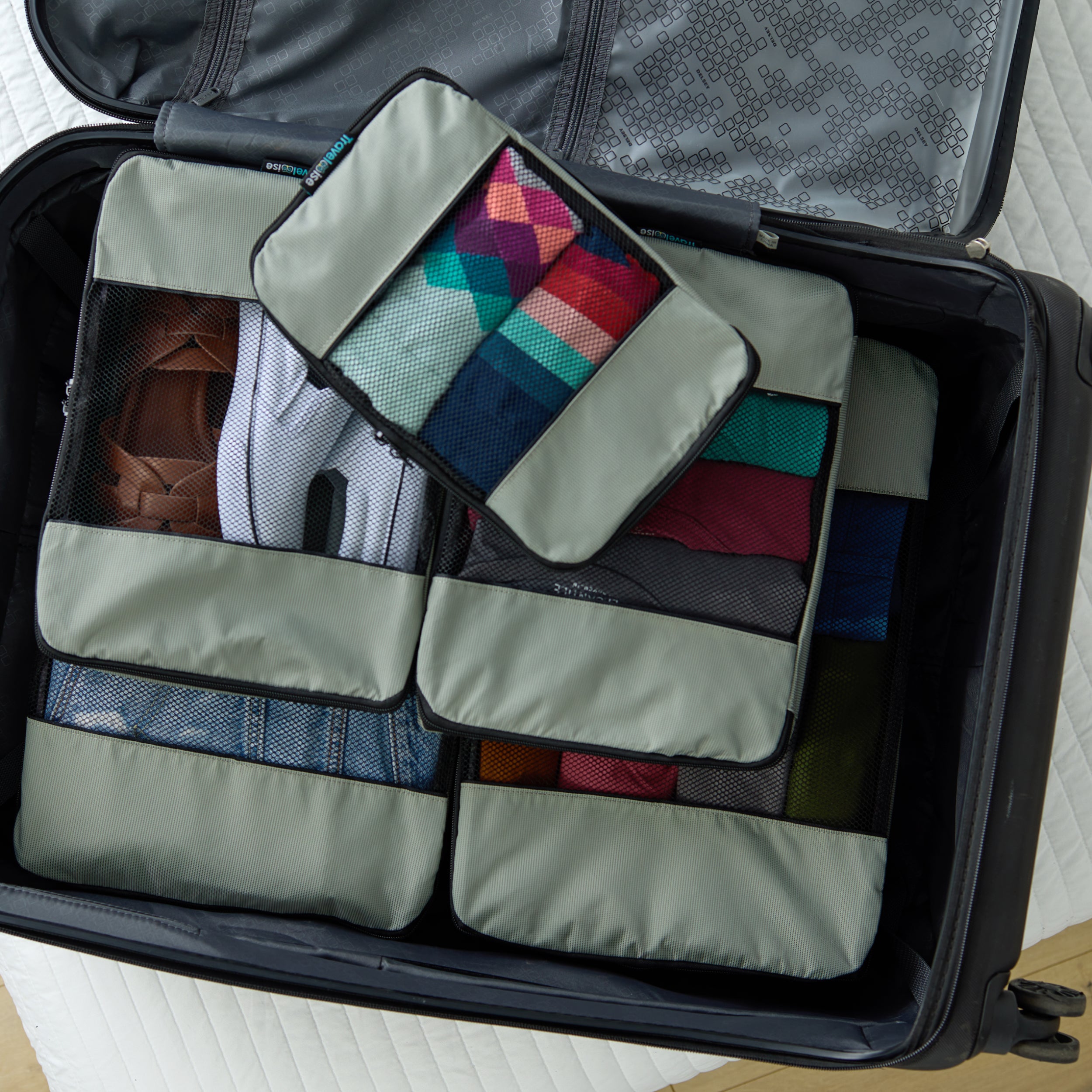TravelWise Packing Cubes 5-Piece Set