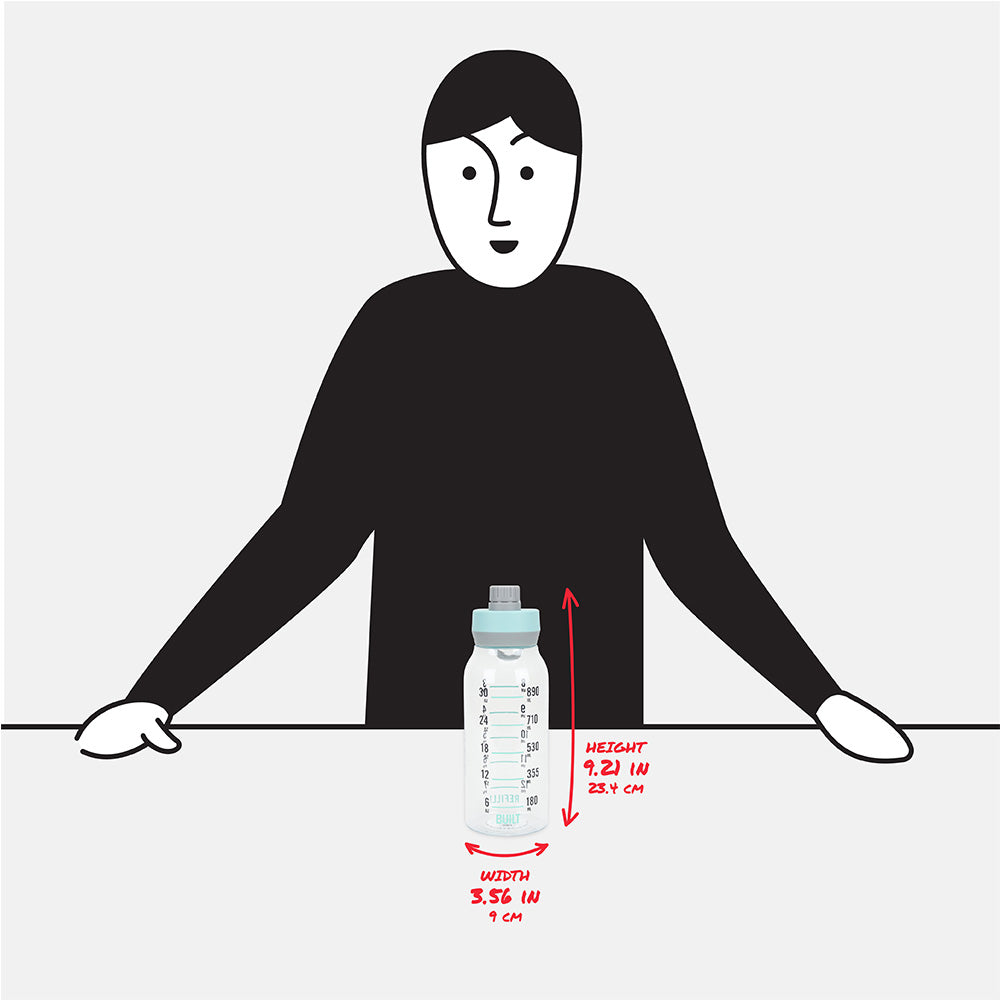37oz Motivational Bottle with Chug Lid